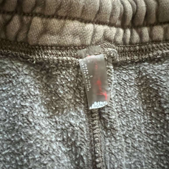 Free People Movement Sprint to the Finish Taupe Brown Pants Joggers Small - Picture 5 of 5